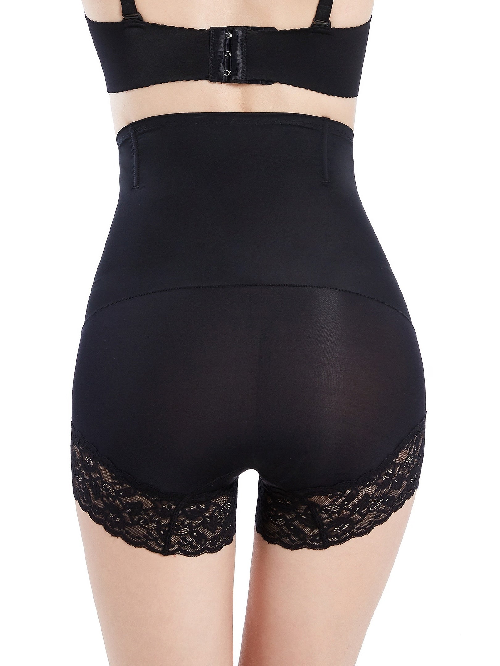 Lace High Waist Panties Bikini Brief Underwear Women's Shapewear