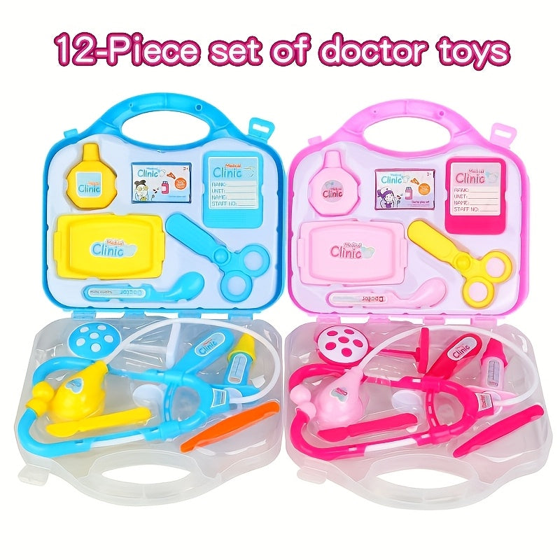 Kids Doctor Play Kit Medical Toy Set Stethoscope Syringe