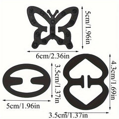 12pcs Invisible Bra Strap Clips Non slip Buckles for Braless Look