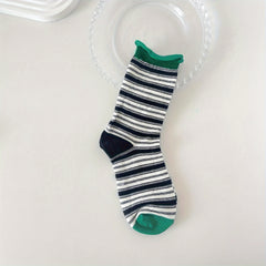 Striped Curling Socks Women's Stockings