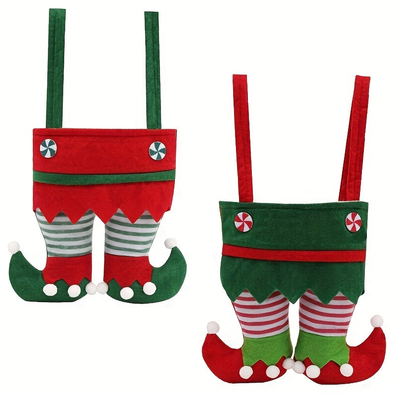 1pc Non-woven Christmas Elf Candy Bag Gift Navidad