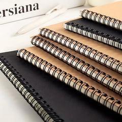 Square Horizontal Line Coil Notebook Business Office Student Notepad