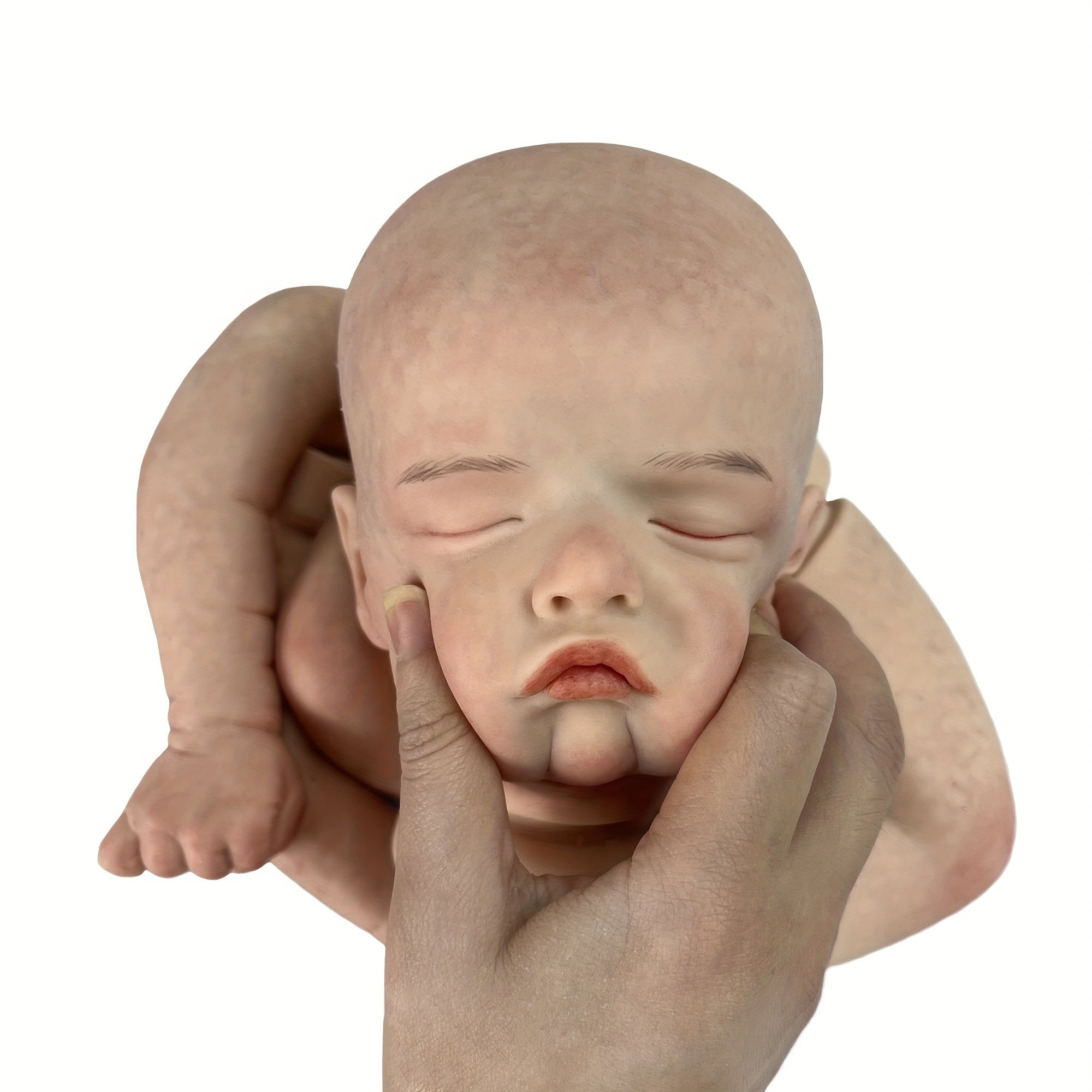 18 Inch Soft Silicone Doll Kit with Rooted Eyelashes
