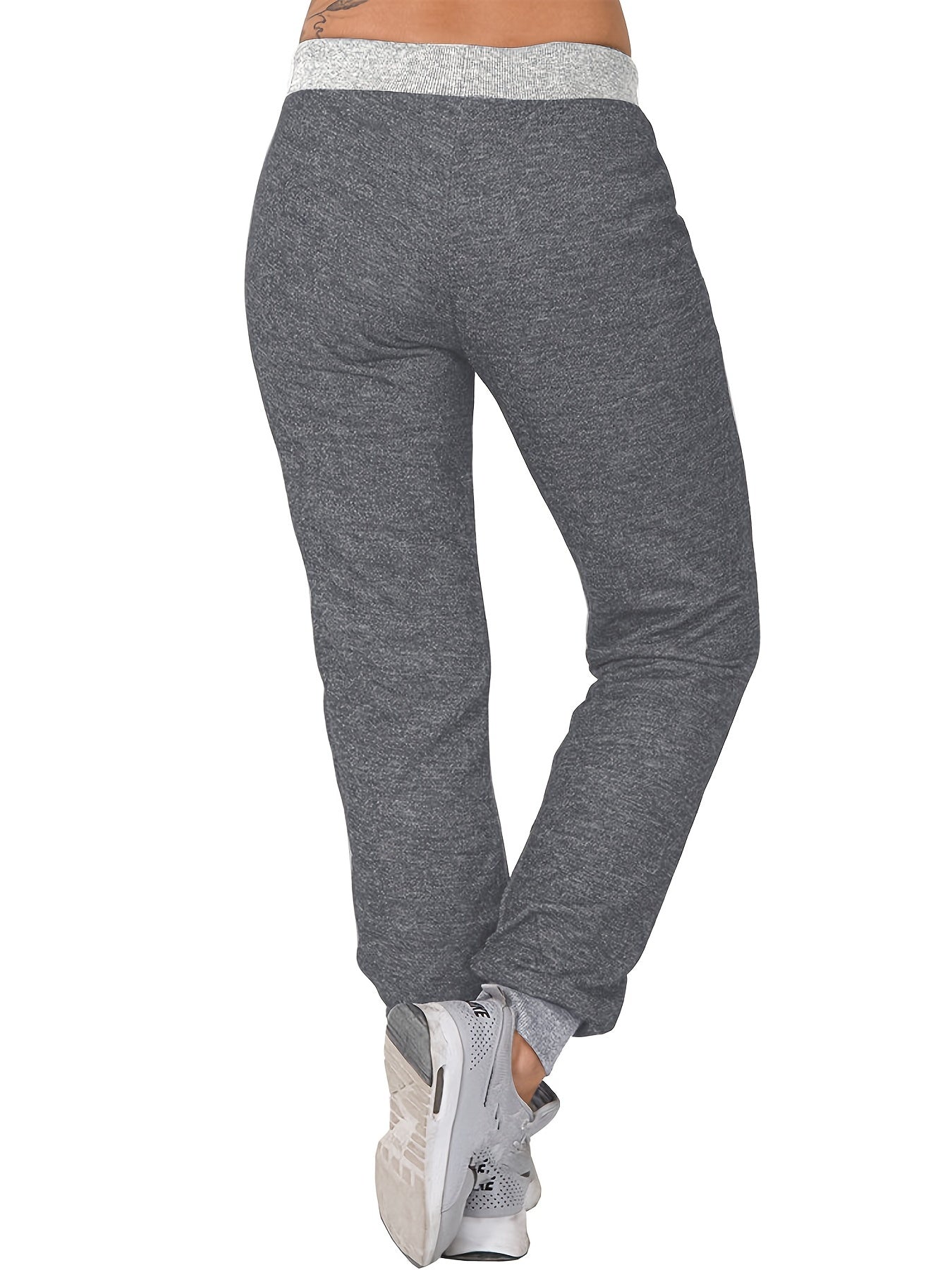Tie Waist Jogger Pants with Pockets for Women