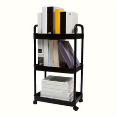 3-Layer Organizer Storage Cart Bookshelf Office School Supplies