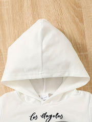 Boys Casual Pullover Hooded Long Sleeve Sweatshirt For Spring Fall Kids Clothing