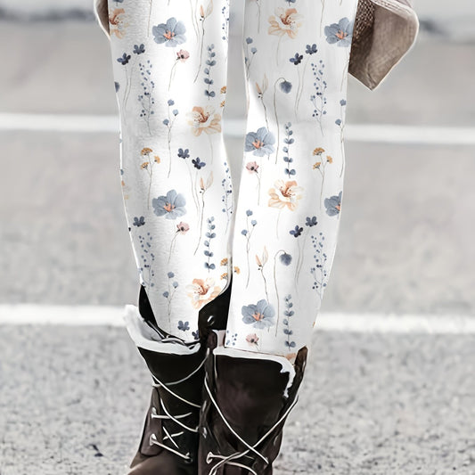 High Rise Floral Print Leggings