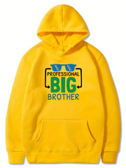 PROFESSIONAL BIG BROTHER Letter Print Boys Casual Pullover