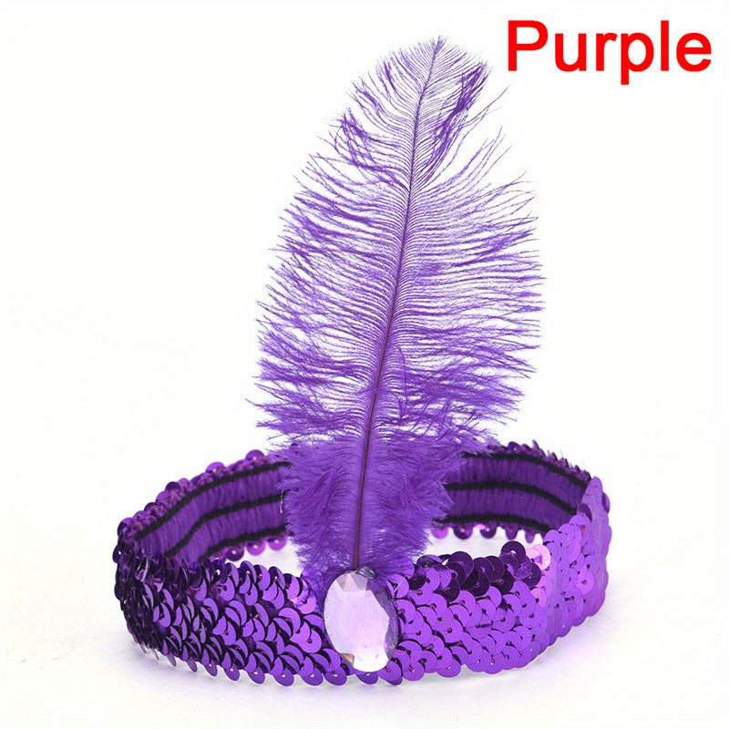 Glitter Flapper Charleston Costume Headband