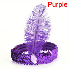 Glitter Flapper Charleston Costume Headband