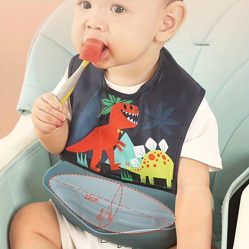 Waterproof Silicone Bib for Babies 6-24 Months