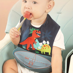 Waterproof Silicone Bib for Babies 6-24 Months