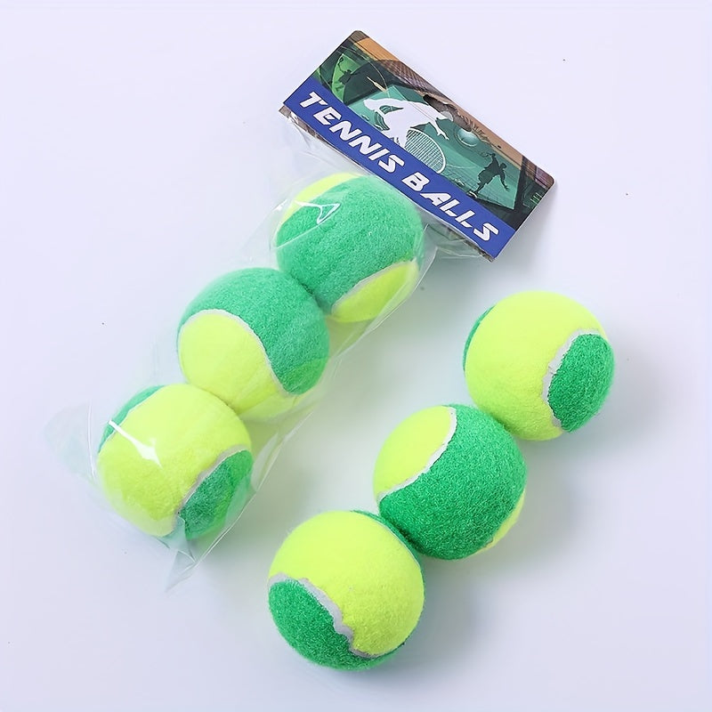 3pcs Kids Soft Tennis Balls for Training, Beginners