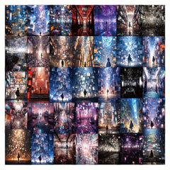 60pcs Dream Space Series Graffiti Stickers Water Cup Decoration DIY Sticker Pack