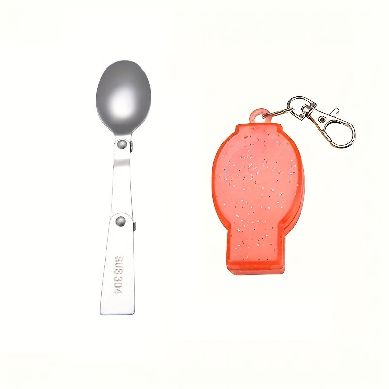 Portable Folding Tableware Camping Tool Spoon Fork