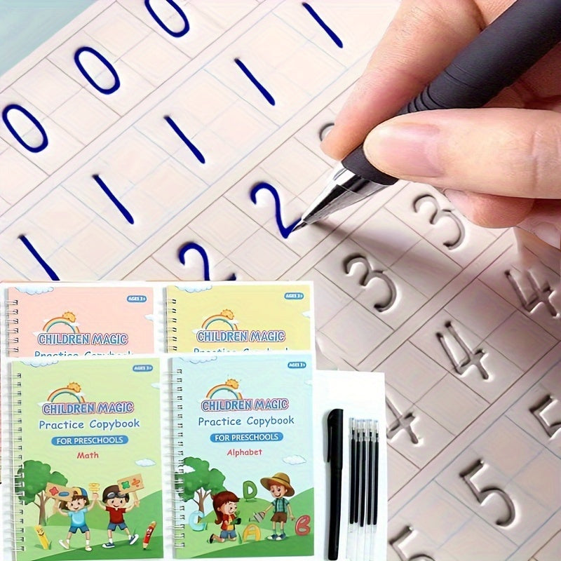 Kids Writing Practice Set Alphabet Workbook with Pen