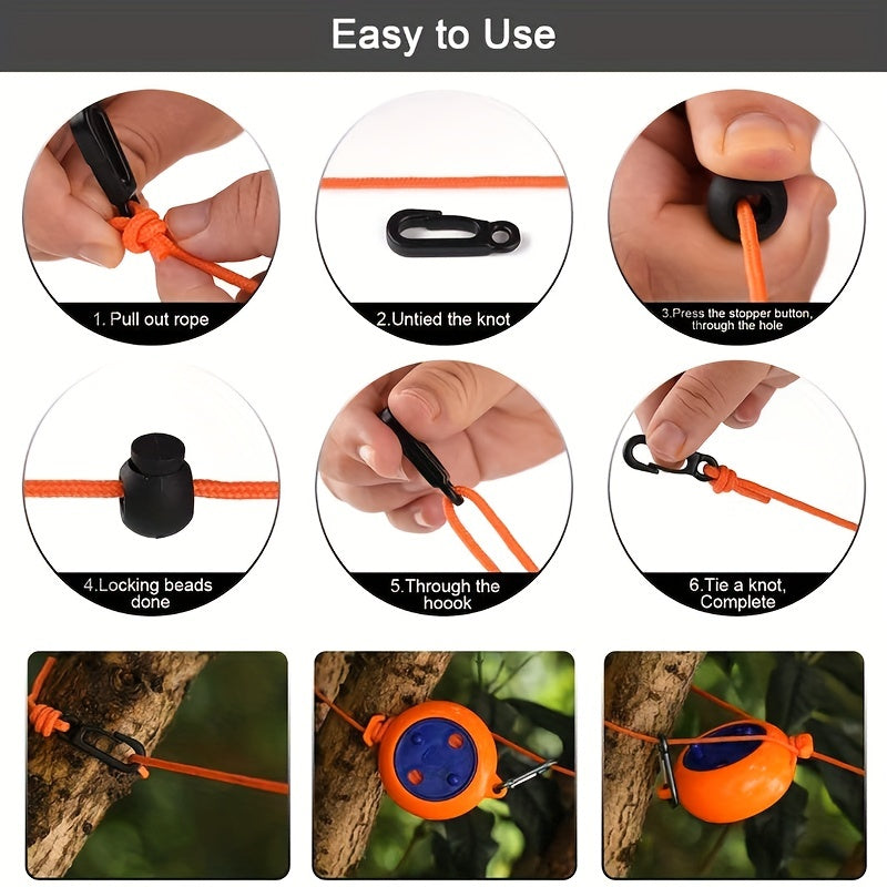 Portable Clothes Drying Line for Camping and Travel