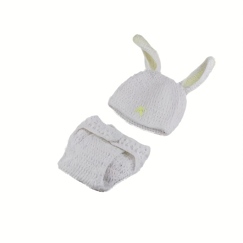 2pcs Set Chick Knitted Photography Set Baby Photo Props