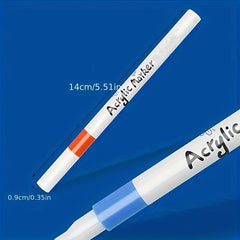 Acrylic Pens Watercolor Pencils Art Set 24 48 Colors Waterproof Opaque Markers