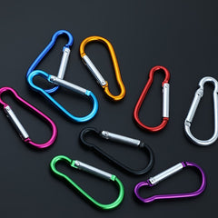 Gourd Shape Spring Buckle Key Chain Aluminum Backpack Hanging Buckle