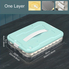 Large Capacity Refrigerator Storage Box Portable Egg Box Non Stick Bottom