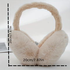 Plush Earmuffs Cold Resistant Elastic Ear Muffs For Winter