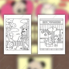 Deluxe Betty and Friends Coloring Book for Adults - 22 Thickened Pages