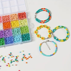 Glass Rice Beads Letter Beads Jewelry Material Package