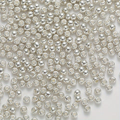 450Pcs Metallic Round Glass Seed Beads 11/0 2.0MM Pony Beads Plated