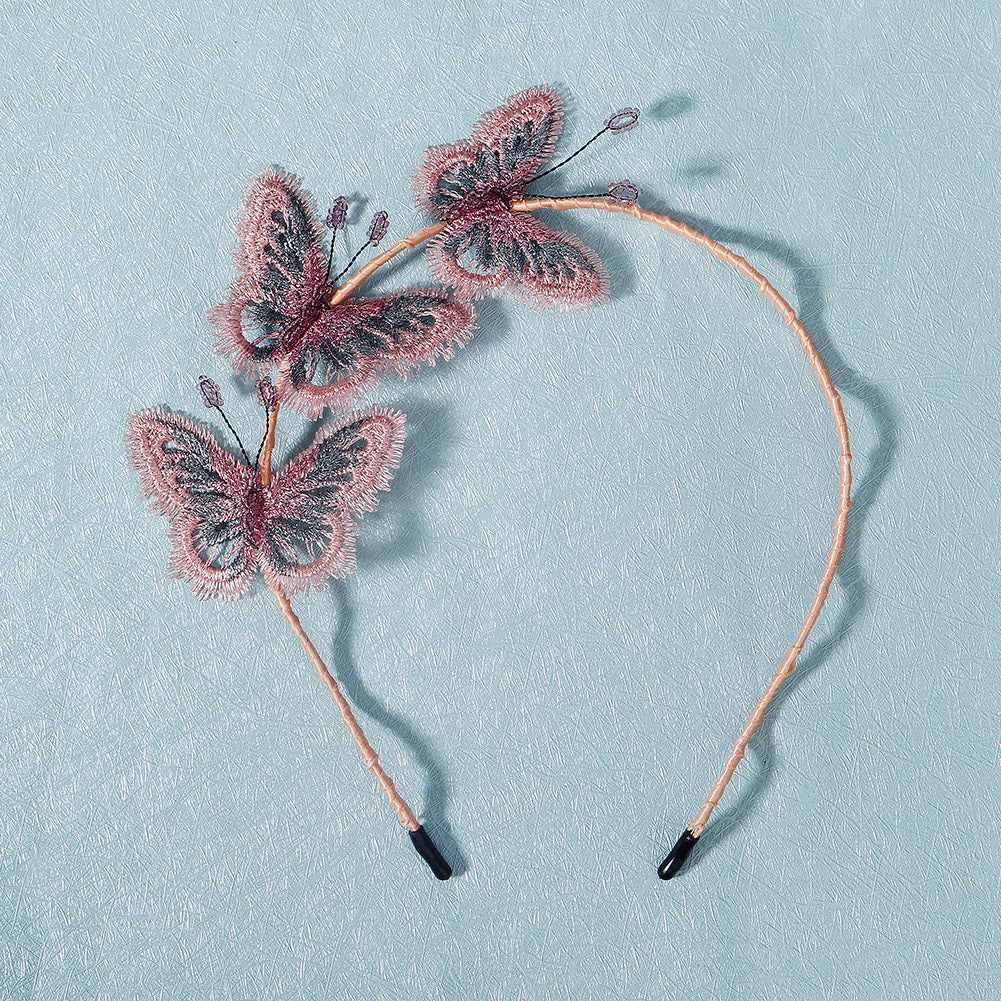 Vintage Butterfly Headband Boho Hair Accessory