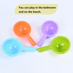 4pcs Colorful Water Sprinkler Toys Set for Beach Snow and Water Play