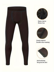 2pcs Kids Compression Thermal Set Long Sleeve Crew Neck Pullover Matching Pants