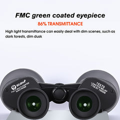HD 15x70 Binoculars, Metal Body, Outdoor Night Vision