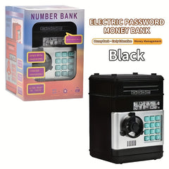 Kids Money Bank Automatic Paper Money Scroll Saving Box Electronic ATM Coin Bank