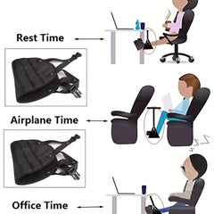 Travel Foot Rest Hammock for Airplane High Speed Rail Car Office Use
