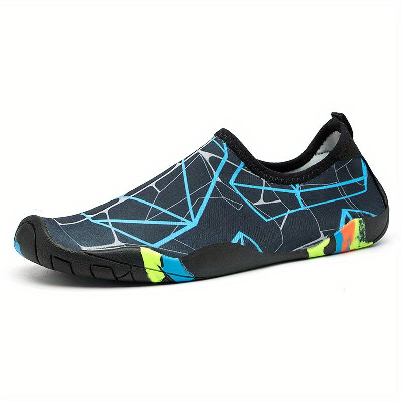 Women's Spider Pattern Water Shoes Quick Drying Slip On Shoes