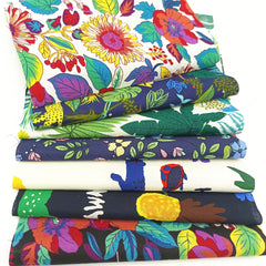 7pcs Quilting Fabric Cotton Craft DIY Doll Clothes Fabric Precut For Patchwork