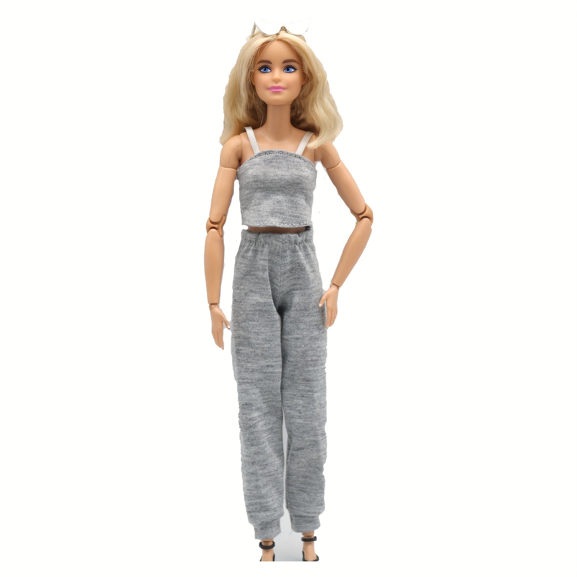 Doll Clothing Set for 11-Inch Dolls - Camisole Top and Sports Pants Outfit