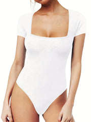 Square Neck Bodysuit Tummy Control Slim Body Shaper Women's Underwear