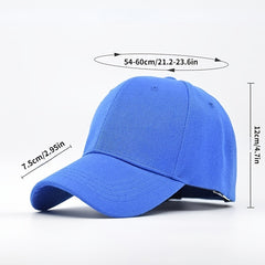 Solid Baseball Cap Street Retro Cap Sun Visor