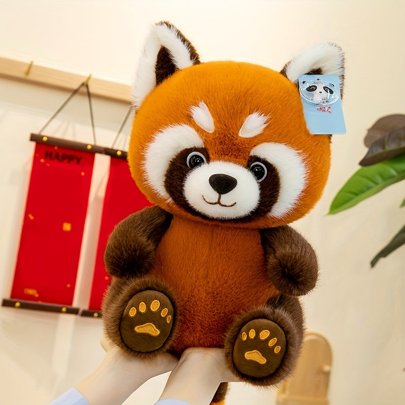JACKCAT Video Game Raccoon Plush Soft Stuffed Animal Brown
