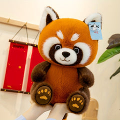 JACKCAT Video Game Raccoon Plush Soft Stuffed Animal Brown