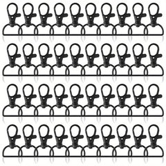 30 PCS Swivel Clasp Lobster Claw Clasps with Key Rings for Snap Tabs