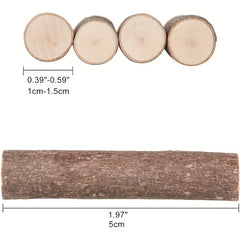 20pcs Wooden Craft Sticks DIY Vase Fillers Pumpkin Stems Decorative Materials