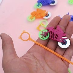 Motorbike Racing Toy Set for Outdoor Parties - 30pcs