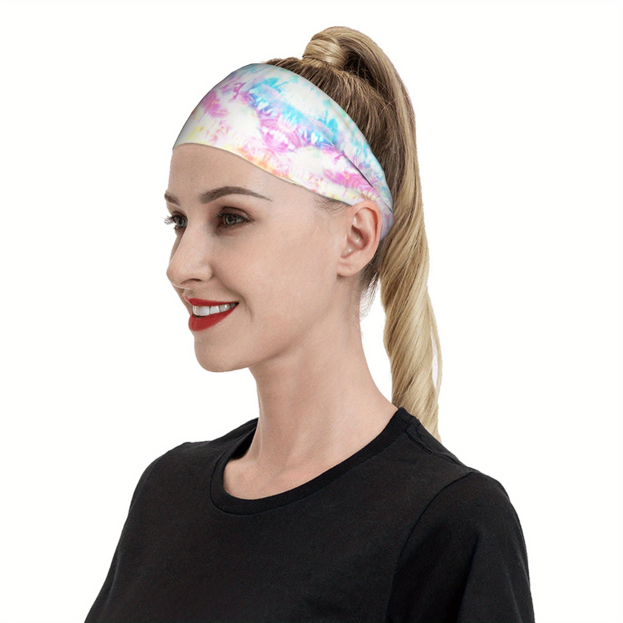 Tie Dye Headband for Sports & Casual Wear - Thanksgiving & Halloween