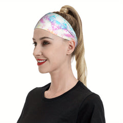 Tie Dye Headband for Sports & Casual Wear - Thanksgiving & Halloween