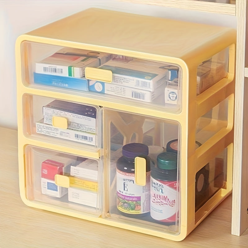 Family Medicine Box Storage Drawer Large Capacity First Aid Box