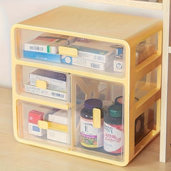 Family Medicine Box Storage Drawer Large Capacity First Aid Box