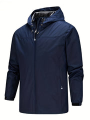 Men's Lightweight Waterproof Windbreaker Jacket Coat for Spring Autumn